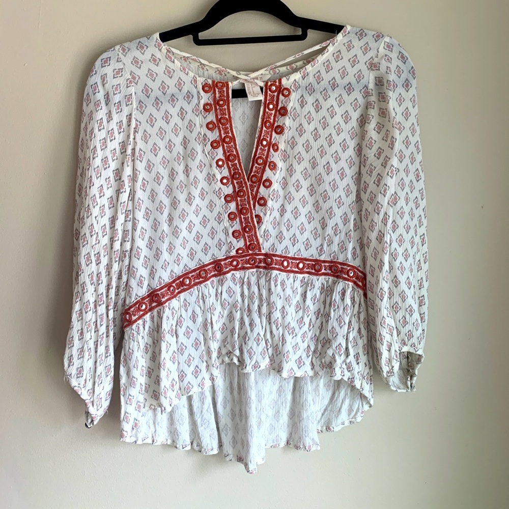 Boho/ Moroccan style blouse